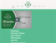 Tablet Screenshot of ishamba.com